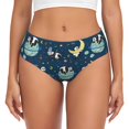 thumbnail image 1 of Balery Space Sleeping Panda Ropa Interior de Algodón para Mujer con Dibujo – Braguitas Cómodas y Elásticas, Estilo Clásico-Medium, 1 of 6