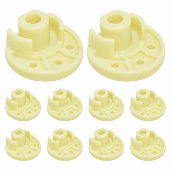 9709707 Mixer Bottom ,10Pcs Blender Bottom Pads Feet Replacement Parts for Kitchen Aid Tilt Heads Stand Mixer,10 x Mixer Rubber Foot,Yellow