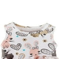 thumbnail image 3 of MesaSe Baby Girls Sweet Style Summer  Neck Creative Sleeveless Dress, 3 of 6