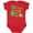 Red, variant on Inktastic My Mema Loves Me Grandson Dinosaur Boys Baby Bodysuit