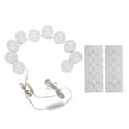 thumbnail image 1 of 10pcs Colorful LED Light Bulb Makeup Mirror Bulb Wedding Party Mirror Bulb, 1 of 14