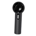 thumbnail image 3 of Ventilador de mano pequeño de 17 cm, ventilador de refrigeración con carga USB, pantalla Digital para verano caluroso, ventilador Personal negro con, 3 of 9