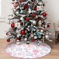 thumbnail image 5 of Sikiie Cute Sheep 30-48 inches {designName} Print Christmas Tree Skirt Snowman Xmas Tree Skirt with Edge Christmas Decorations for Holiday Party48", 5 of 7