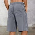 thumbnail image 4 of Bcfgryg Men's Fashion Shorts Summer Thin Of The Five Minute Pants Lesser New Casual Versatile Pants Men's Shorts Grey L, 4 of 5