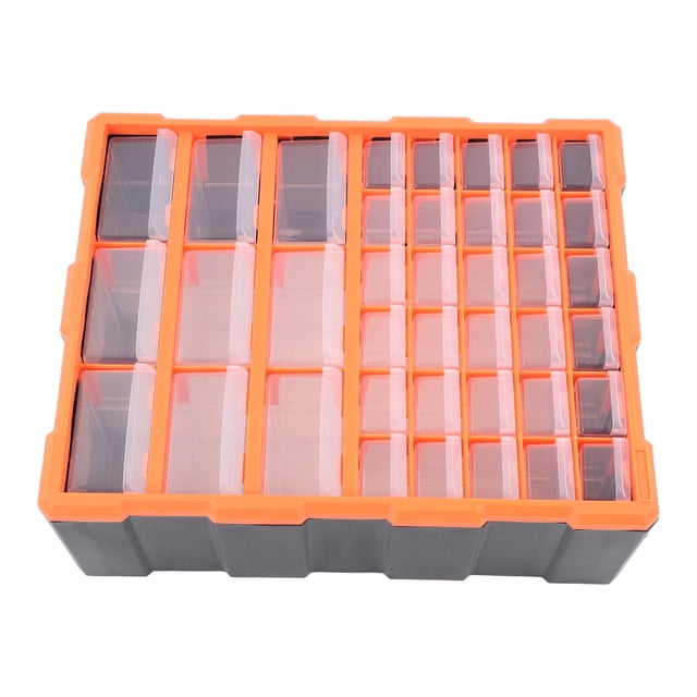 Drawer Hardware Storage Organizer, 39 Drawers Simple Use Wall Mount Parts Organizer Drawers For Small Toys