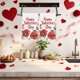 thumbnail image 4 of Accesorios de Baño Día Cocina Rosa Rojo Paños de Cocina y Paños de Cocina Toallas de Mano de Poliéster, 4 of 6