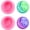 Pink, variant on Sun and Moon Silicone Soap Mold 2Pcs Crescent Moon Face Silicone Soap Mold Bath Bomb Molds for Homemade Lotion Bar Polymer Clay DIY Candle Resin Making Wax Candy Chocolate