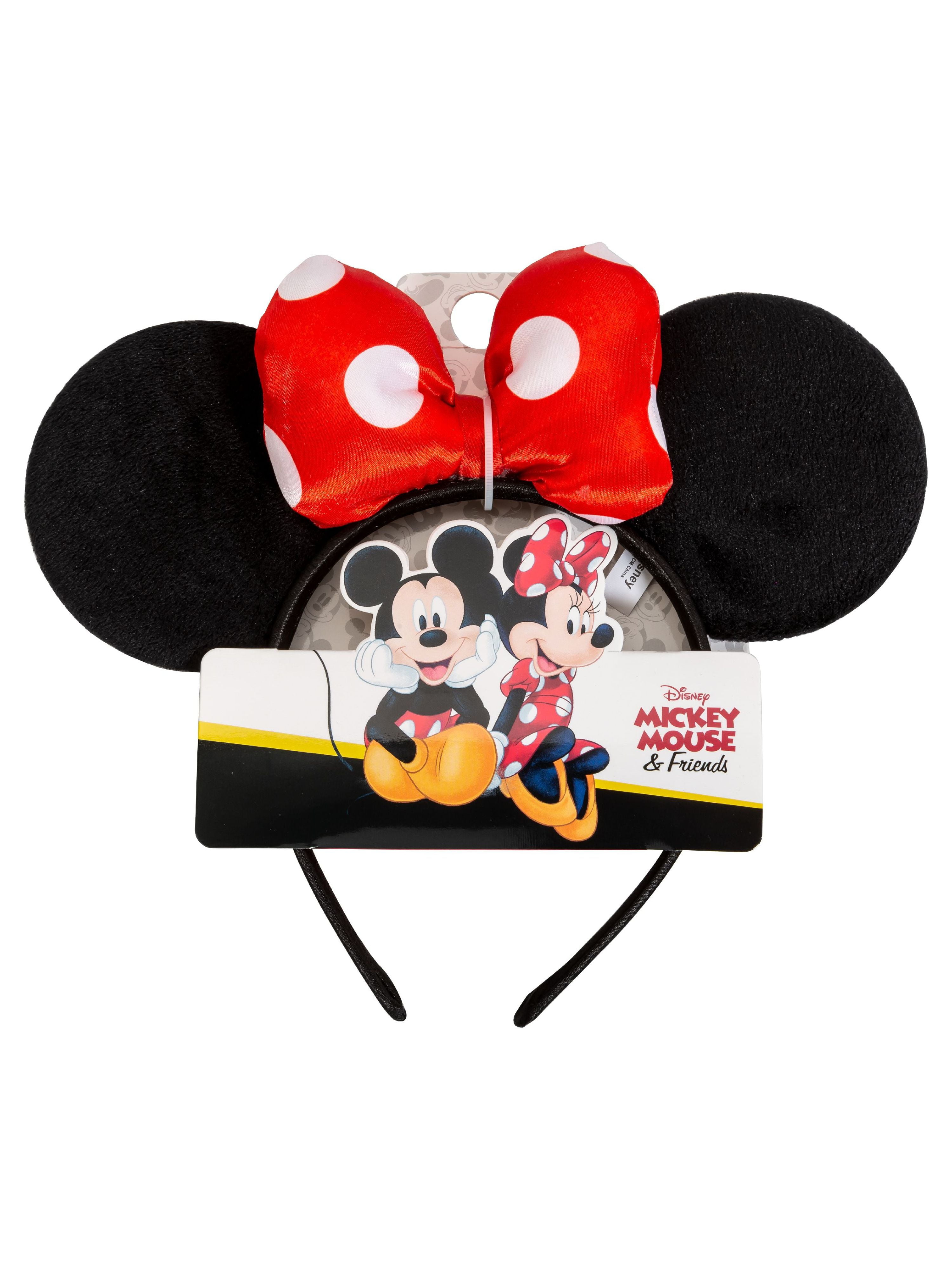 Disney Parks Disneyland Minnie Mouse Hat Red Bow Polka Dot Mickey