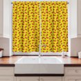 thumbnail image 2 of Ambesonne Watermelon Kitchen Curtains, Fruit Slices Summer Art, 55"x39", Dark Coral and Fern Green, 2 of 3