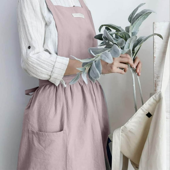 Product Classification Apron Sleeve Product Title Soft Solid Color Bandage Aprons in Japanese Style for Kitchen Cooking - Women Chef Housewarming