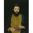 thumbnail image 2 of Kaufmann, Isidor 12x14 Black Ornate Wood Framed with Double Matting Museum Art Print Titled - Portrait of a Sephardic Jew, 2 of 4