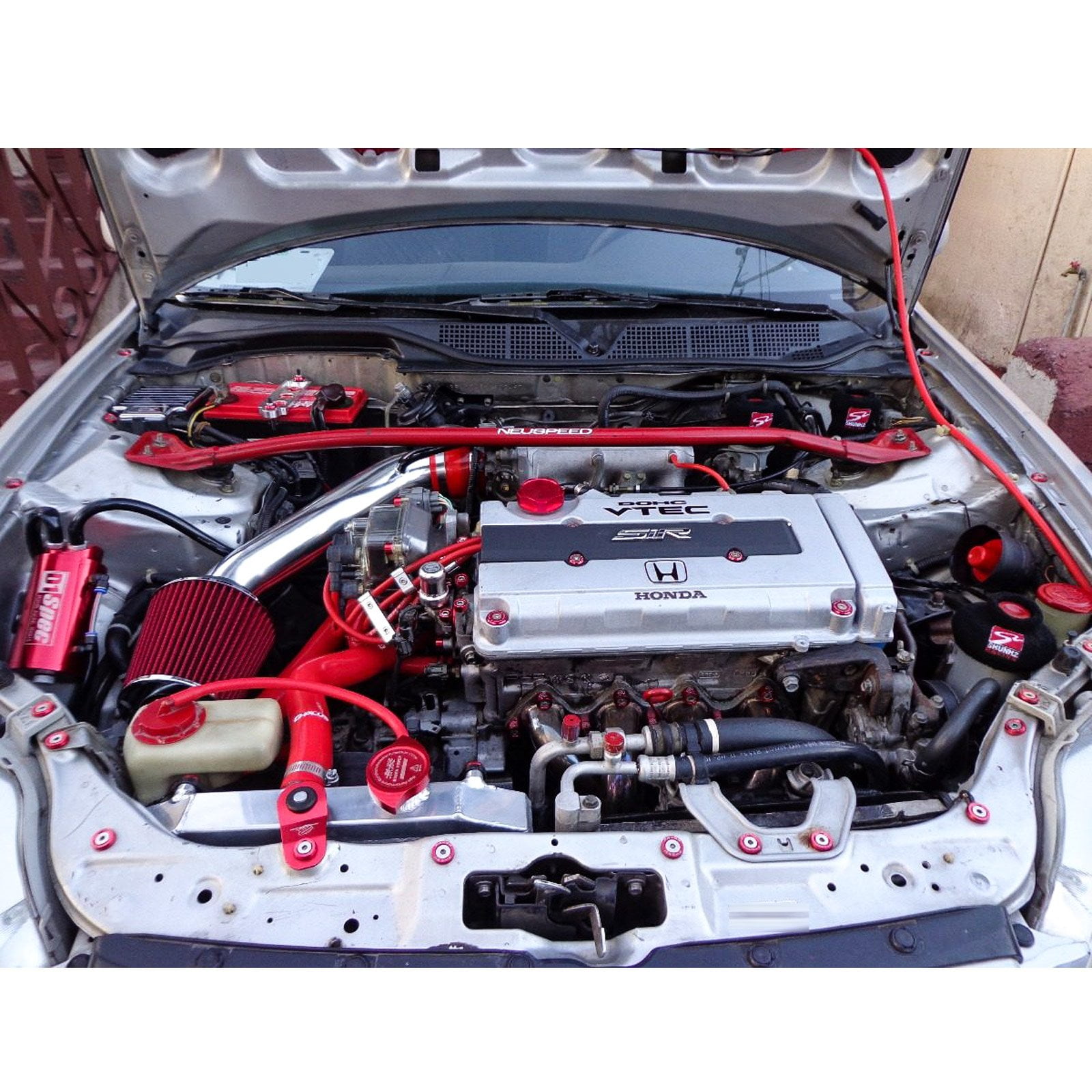 Xotic Tech 10 x JDM Black Billet Aluminum Engine Bay Dress Up Kit 