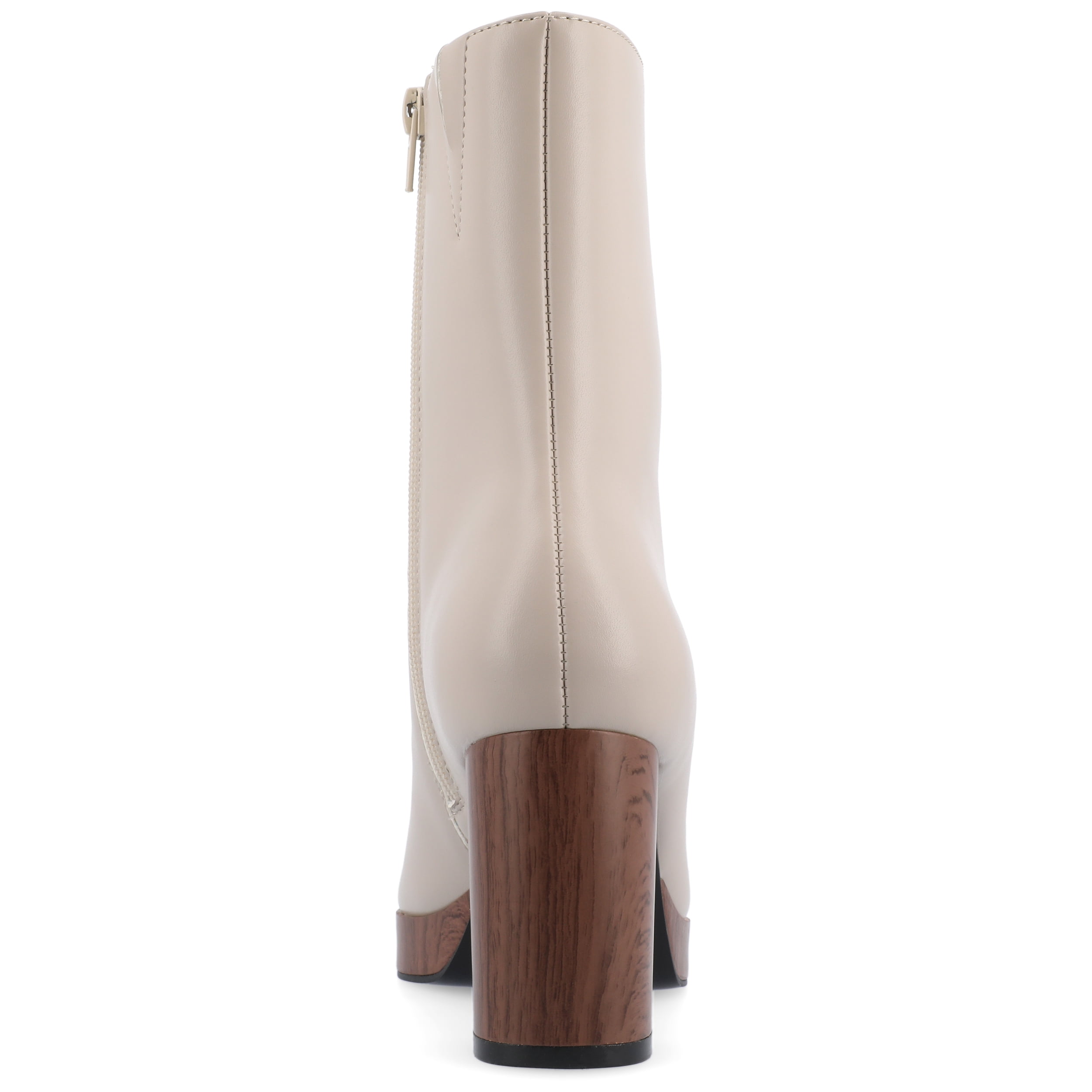 Journee Womens Romer Platform Almond Toe Booties, Widths Available