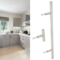 thumbnail image 2 of 1Pc Kitchen Cabinet Pulls Furniture Drawer Handles Stainless Steel T Bar Straight Wardrobe Door Knobs Silver Cupboard Handle 2 Inches, 2 of 9