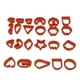 thumbnail image 4 of Cortadores de aretes de arcilla polimérica Jadeshay 24 piezas, 4 of 14