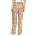 thumbnail image 3 of Balery Cute Bee print Women's Pajama Pants,Ultra Lightweight Pjs,Lounge Pant-Large, 3 of 9