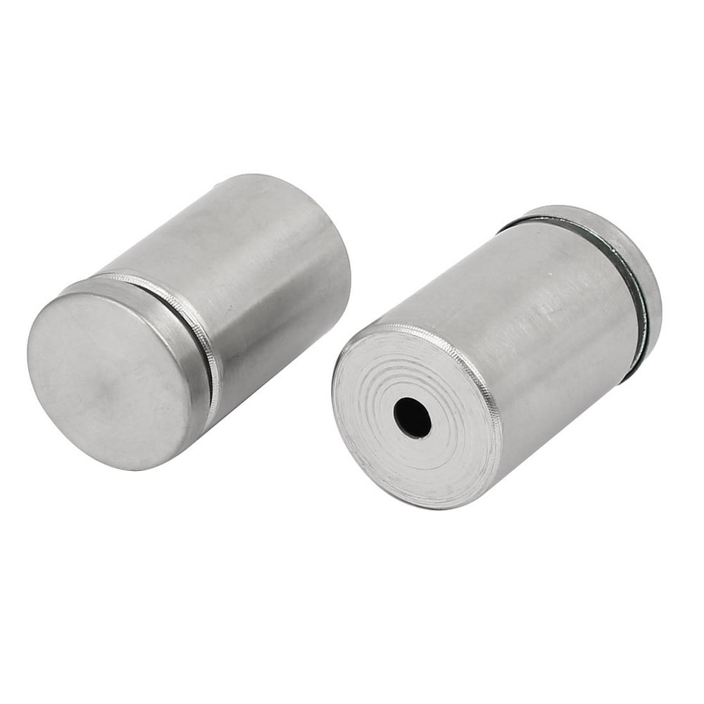 Unique Bargains25mmx40mm Stainless Steel Glass Table Spacers Standoff