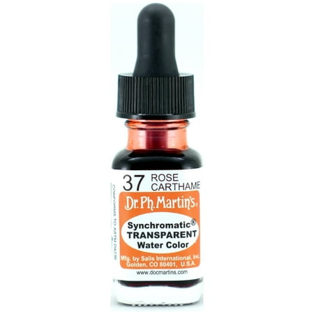 UPC: 0090385437508 | Dr. Ph. Martin s Synchromatic Transparent Water Color  0.5 oz  Rose Carthame (37)