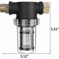 thumbnail image 4 of 3/4" Garden Hose Sediment Filter For Pressure Washer Sediment Filter Nozzle For Outdoor Gardening Water Inlet Filter1pcs-black, 4 of 4