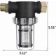 thumbnail image 4 of 3/4" Garden Hose Sediment Filter For Pressure Washer Sediment Filter Nozzle For Outdoor Gardening Water Inlet Filter1pcs-black, 4 of 4