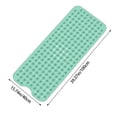 thumbnail image 2 of LYCAQL Bathtub Mat Non Slip, Bath Mats for Tub, Shower Mat with Drain Holes Suction Cups, Machine Washable, BPA, Latex,Phthalate Free, 39 x 16 Inches, 2 of 6