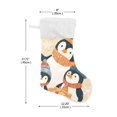 thumbnail image 2 of Cute Penguins Gifts Large Size Christmas Stockings Xmas Stocking Holiday Party Decorations, 2 of 8