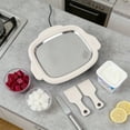 thumbnail image 5 of Instant Ice Cream Maker, At-Home Rolled Ice Cream Maker Kit, DIY Homemade Sorbet, Instant Freeze Plate with 2 Scrapers, Frozen Yogurt tray, Fun Family Activity, 5 of 5