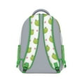thumbnail image 3 of Forest Pattern Waterproof Backpack for Teens - Durable Lightweight Bookbag with Cartoon Frog Design, Breathable Mesh & Spinal Support, 3 of 5