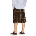 thumbnail image 4 of Shaka Wear Men's Relaxed Fit Plaid Cargo Shorts S~5XL, 4 of 13