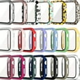 thumbnail image 4 of 20 Packs Étui Rigide avec Protecteur d'Écran en Verre Trempé HD Compatible avec Apple, 4 of 5