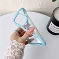 thumbnail image 5 of for iPhone 11 Case, Wave Frame Clear Back Soft Cute iPhone 11 Phone Case, Black Edge, 5 of 7