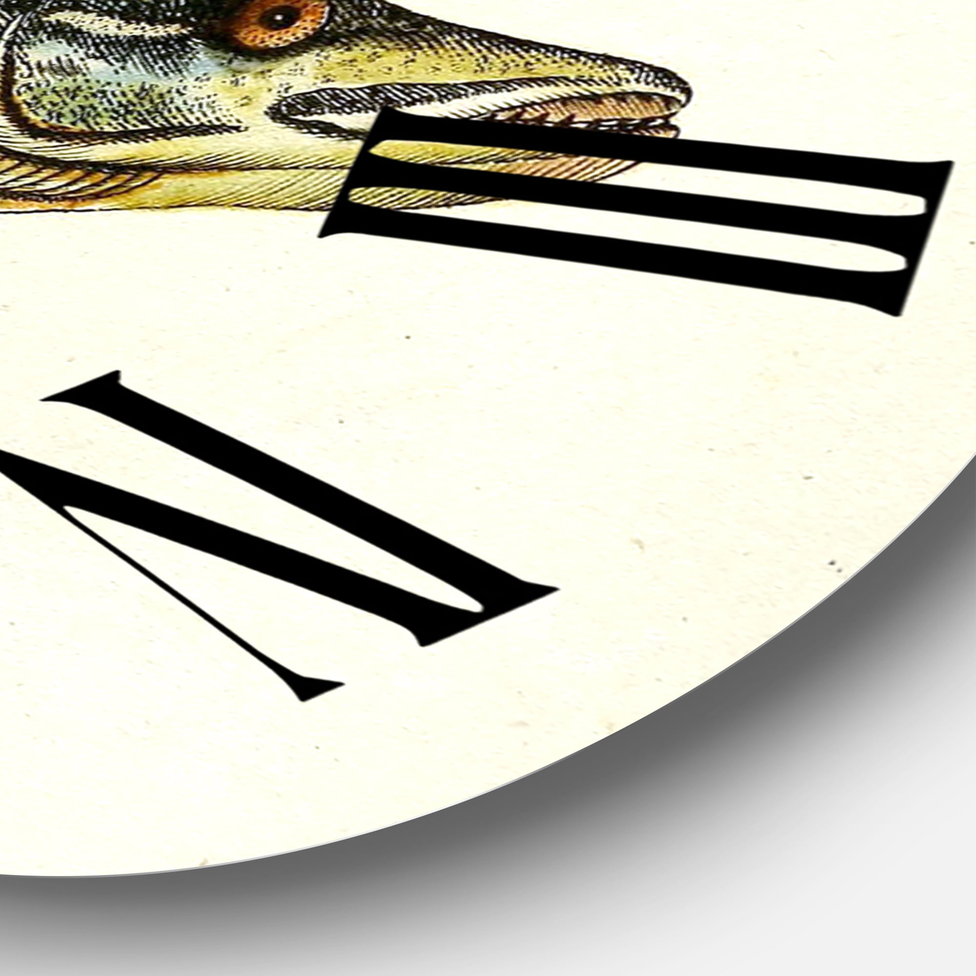 Designart 1 in Coastal Wall Clock