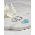 thumbnail image 2 of Anillo Plata Real 925 Con Piedra Amatista Dama Promesa Xtellar plateado, 2 of 4