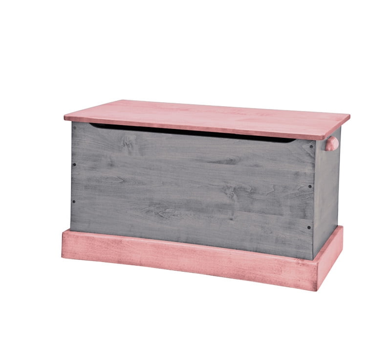 pink toy boxes