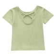 thumbnail image 6 of breaise Girls Shirts Short Sleeve Soft T-Shirts Summer Solid Color Plain Tees Tops Clothes for Kids, 6 of 9