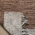 thumbnail image 4 of SAFAVIEH Vintage Leather Horatio Braided Fringe Border Runner Rug, Light Grey/Brown, 2'3" x 9', 4 of 7
