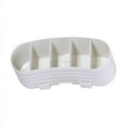 thumbnail image 2 of Organizador de cajones para calcetines y corbatas, para colgar en la pared, ideal para guardar bufandas. Blanco, 2 of 9