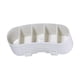 thumbnail image 2 of Caja de almacenamiento de calcetines, organizador de cajones, caja de almacenamiento de bragas, caja de almacenamiento de bufandas, contenedor para Blanco, 2 of 9