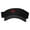 Black, variant on Bride & Groom Embroidered Cotton Twill Sun Visor - Khaki OSFM