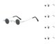 thumbnail image 3 of Jumpingount Reemplazo de gafas de sol de metal Gafas fáciles de combinar Type2 NO2, 3 of 6