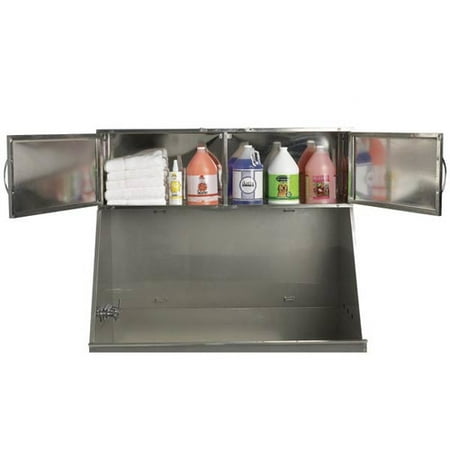 

Master Equipment Deluxe Stainless Steel Overhead Pet Tub Cabinet