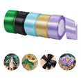 thumbnail image 1 of Listón Satinado Para Decoración, De Colores, 4 Cm, 5 Rollos, 1 of 8