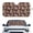 Day of the Dead Floral Skull Pattern, variant on Uourmeti Goth Skull Rose Heart Windshield Sun Shade - Foldable UV & Heat Blocker for Cars, SUVs & Trucks - Stylish Automotive Interior Accessory