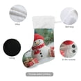 thumbnail image 4 of Ryvnso Christmas Stockings Christmas Snowman and Gifts Winter 17.7" Large Stocking Decoration 1 Pack, 4 of 7