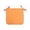 Orange, variant on Solid Color Square Tie On Dining Chair Seat Cushion, Washable Polyester Soft Foam Seat Pad, For Indoor Patio Bar Restaurant Home Office,15.7"X15.7"(Orange)