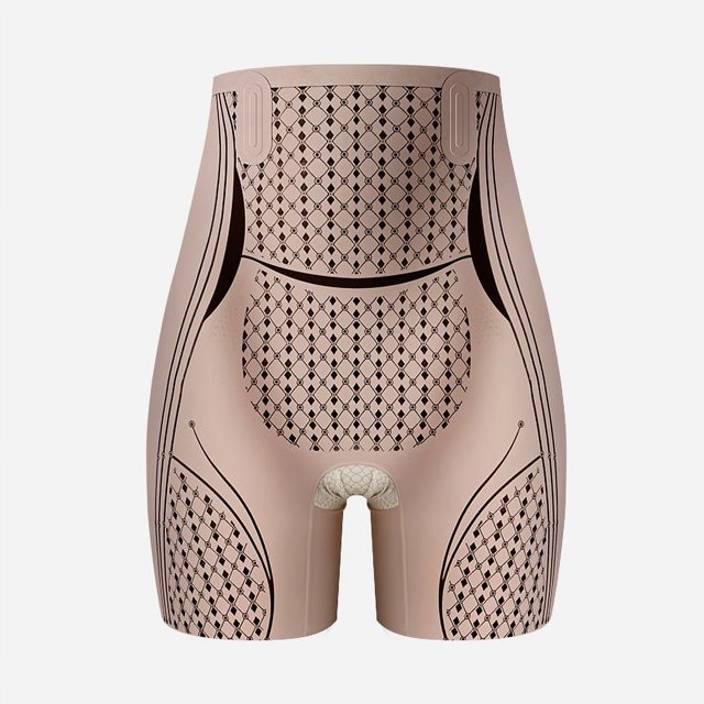 Pantalones moldeadores de cintura alta para mujer, ropa interior ajustada, fuerte, que levanta la cintura y la cadera, sin costuras, pantalones moldeadores de seguridad