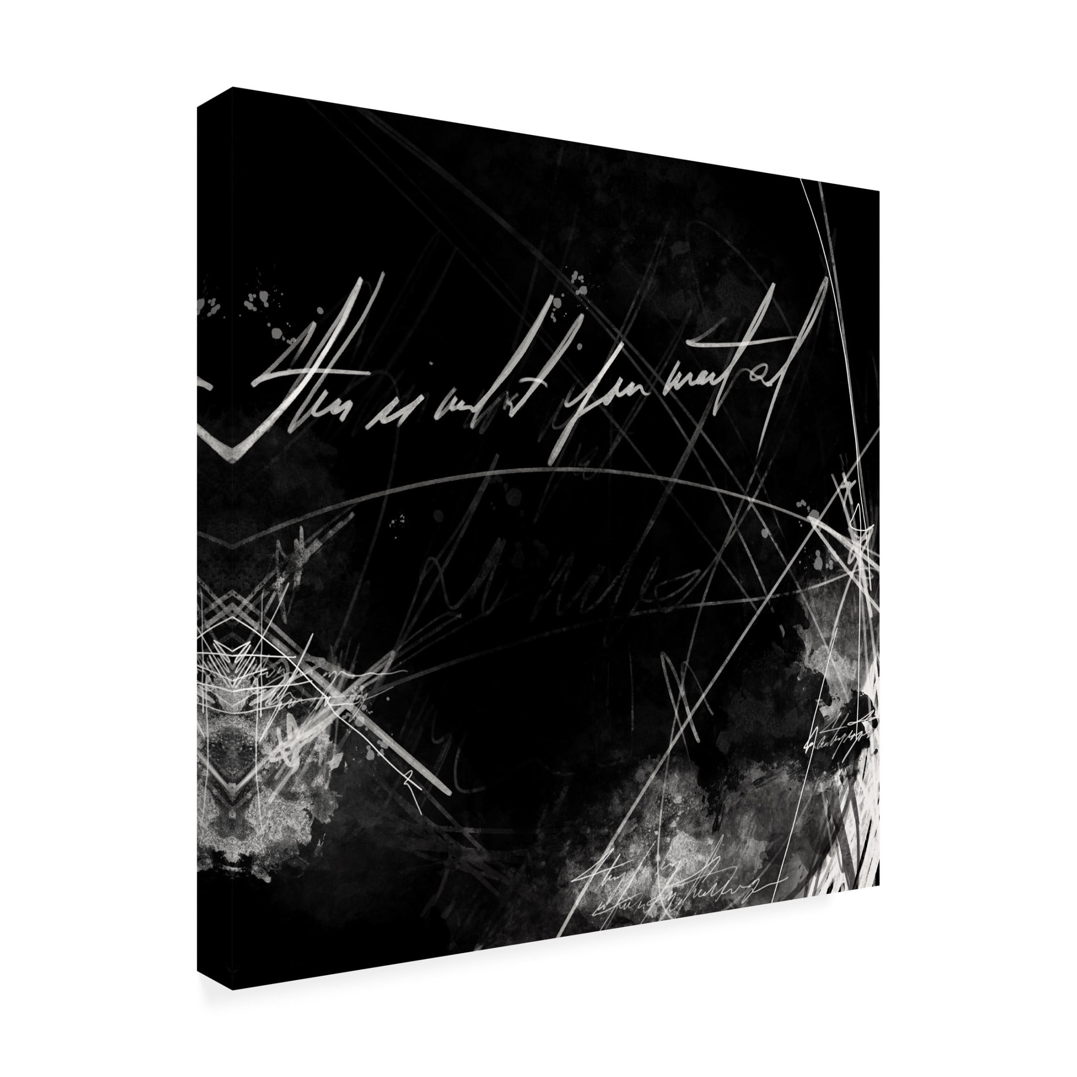 Canvas Wall Art - Hanna Bruer 'This Is What You Wanted' Wall Art for Living Room, Bedroom, or Office Décor by Trademark Fine Art - 35 x 35 Inches
