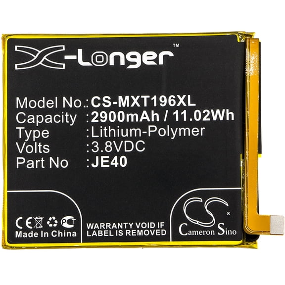 2900mAh JE40 Battery for Motorola One P30 Pla P30 Play Dual SIM P30 Play Dual SIM TD-LTE XT1941-5