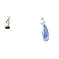 thumbnail image 1 of Escultura De Nota Musical De Resina Y Figura De Niña Nórdica De Porcelana, Adorno De Mesa Moderno Para Escritorio, Estante, Armario, Chimenea, Regalo De Inauguración De La Casa., 1 of 8