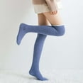 thumbnail image 3 of JeashCHAT Autumn Winter Women Home Thick Warmth Coral Fleece Knee-pad Stockings, 3 of 4